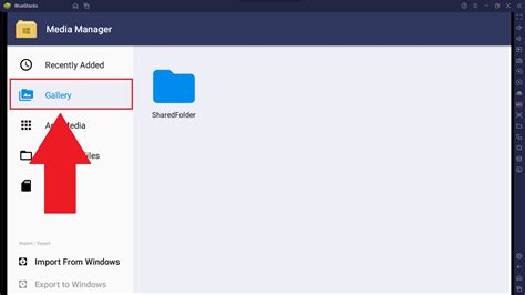 bluestacks media folder location|How to upload and share media files on BlueStacks 5.